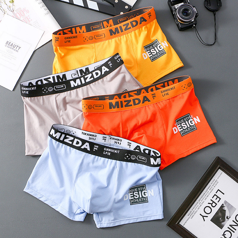 Uus meeste aluspükste komplekt puuvillane pehme bokserid meeste hingavad aluspüksid meeste mugavad aluspesu meeste lõdvestunud püksid tasuta kohaletoimetamine