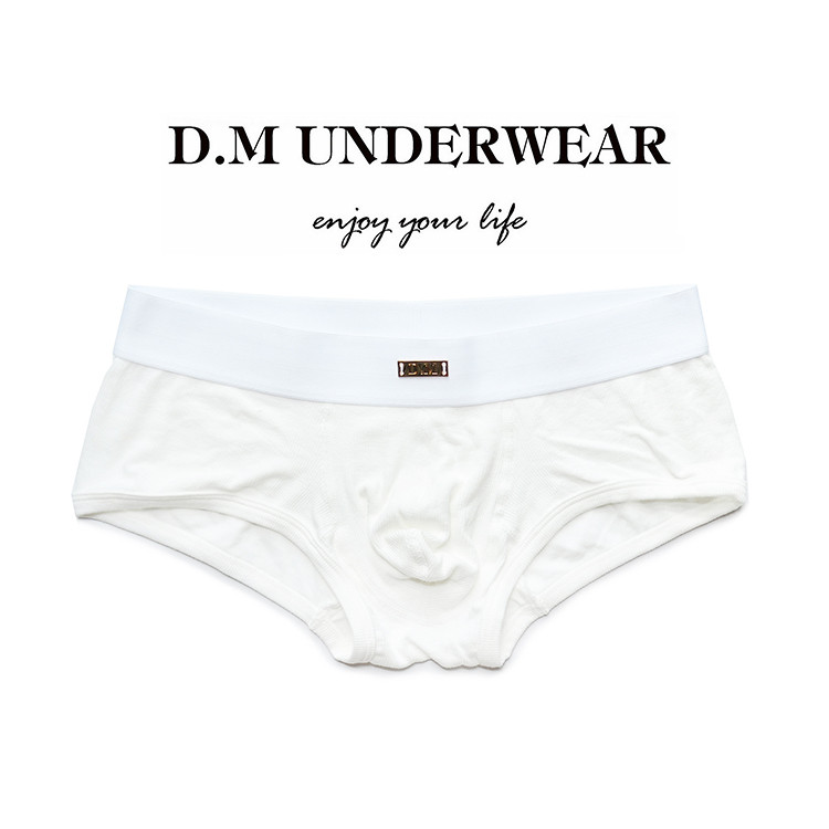 Ανδρικά εσώρουχα Απλό στυλ Μαύρο Λευκό Basic Boxer Metal Advanced Modal Four Corners σώβρακο