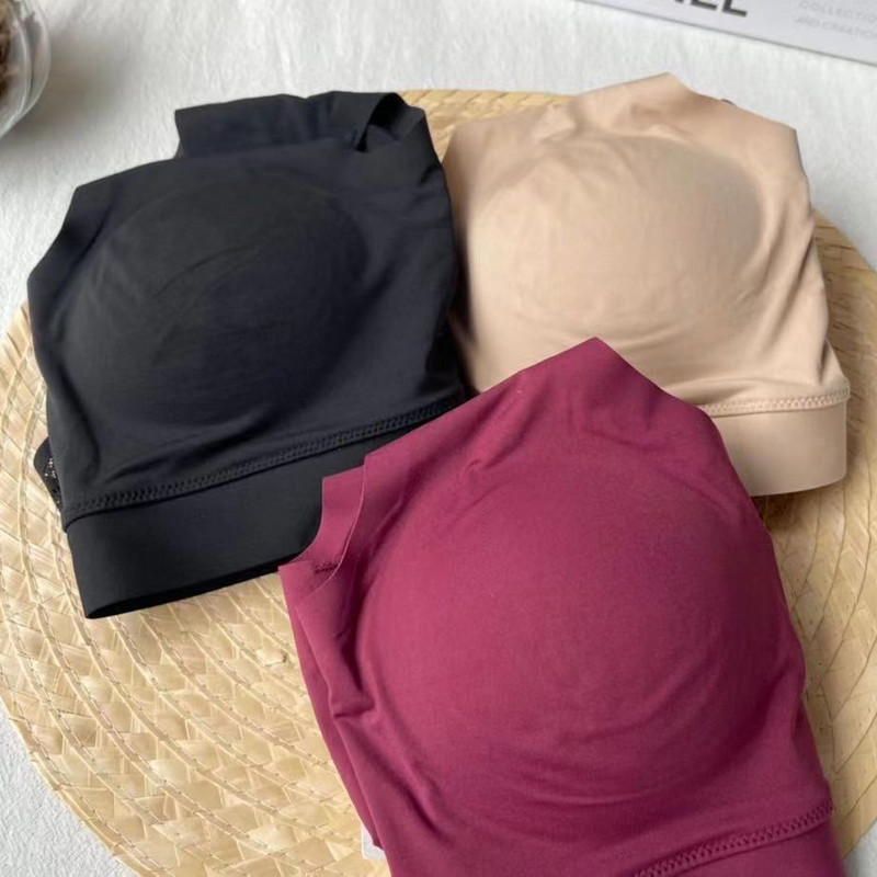 Prantsuse vesti tüüp ühes tükis õmblusteta aluspesu naiste U-kujuline pits ilus seljaosa Mugav spordirinnahoidja