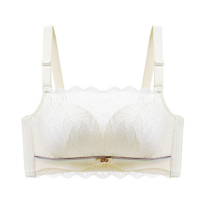 Sutien moale și confortabil din tub, respirabil, dantela sexy, fără inel de oțel, sutien pentru doamne adună lenjerie de corp anti-cădere Piept nou înfășurat