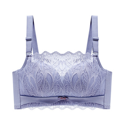Sutien moale și confortabil din tub, respirabil, dantela sexy, fără inel de oțel, sutien pentru doamne adună lenjerie de corp anti-cădere Piept nou înfășurat