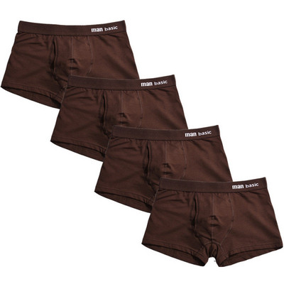 4 τμχ/Lot Ανδρικά βαμβακερά μπόξερ Εσώρουχα Σορτς Ανοιχτό Μπροστινό Ανδρικό Εσωρούχο Κοντό Αναπνέον Μπόξερ Αρχική Σώβρακο Ανδρικά Εσώρουχα