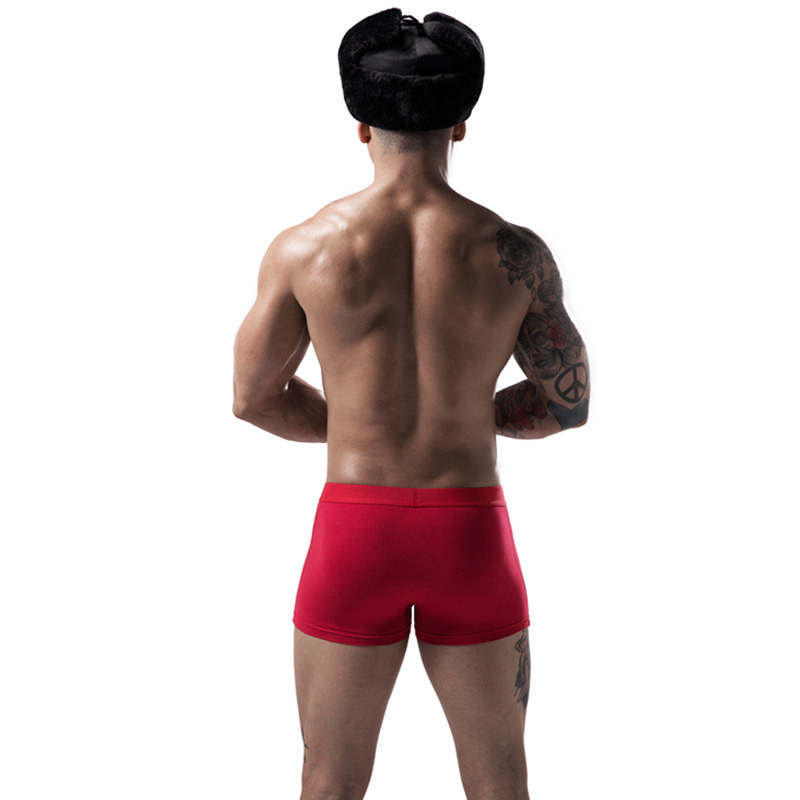 4 τμχ/Lot Ανδρικά βαμβακερά μπόξερ Εσώρουχα Σορτς Ανοιχτό Μπροστινό Ανδρικό Εσωρούχο Κοντό Αναπνέον Μπόξερ Αρχική Σώβρακο Ανδρικά Εσώρουχα