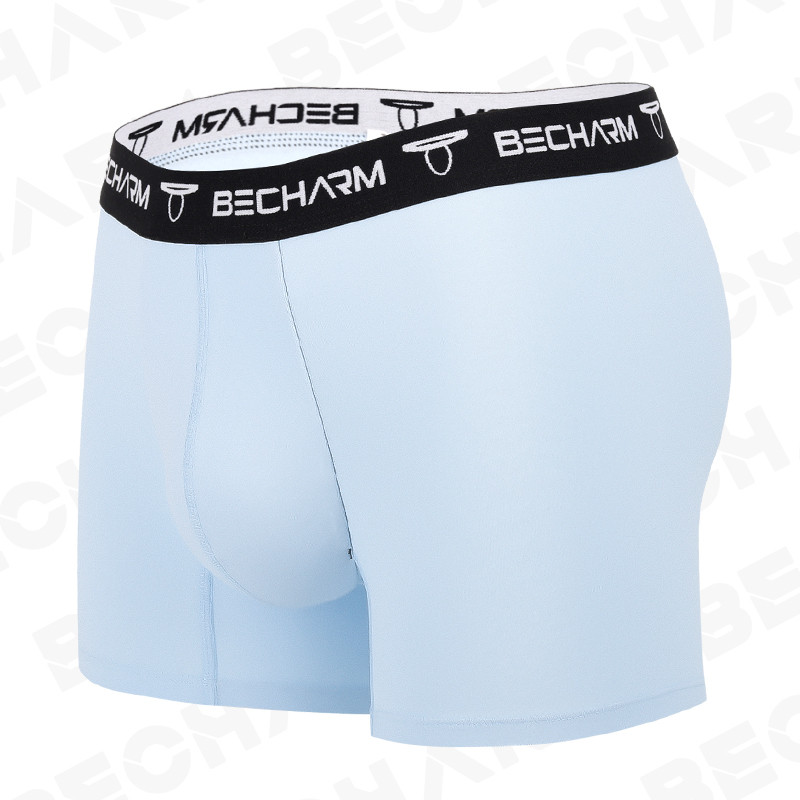 4 τμχ/Παρτίδα Ανδρικά εσώρουχα Ανδρικά σώβρακα Αντρική συσκευασία Σορτς Μπόξερ Ανδρικά σλιπ Σετ εκτύπωσης Μπόξερ σορτς Μεγάλο μέγεθος Λευκό Ανοιχτό Μπλε