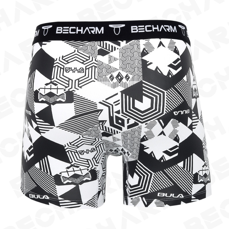 4 τμχ/Παρτίδα Ανδρικά εσώρουχα Ανδρικά σώβρακα Αντρική συσκευασία Σορτς Μπόξερ Ανδρικά σλιπ Σετ εκτύπωσης Μπόξερ σορτς Μεγάλο μέγεθος Λευκό Ανοιχτό Μπλε