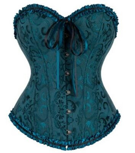 Σέξι κορσέδες μπουστάκια Floral δαντέλα μπλουζάκια για γυναίκες Flower print Vintage κορσέ γοτθικό σατέν Εσώρουχα Κορσελέτα Overbust Plus Size