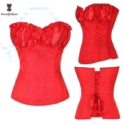 Seksikad naiste steampunk-riided, gooti, suures suuruses korsetid, nööritud, kondiga, rinnakorviga, vöökohalt räige kehakuju korsett S-6XL