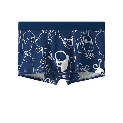 EXILIENS uue kaubamärgiga prindiga bokser meeste aluspesu puuvillane Bermuda Ropa sisustus meeste bokserid Cuecas Masculinas mees Calzoncillos L-3XL