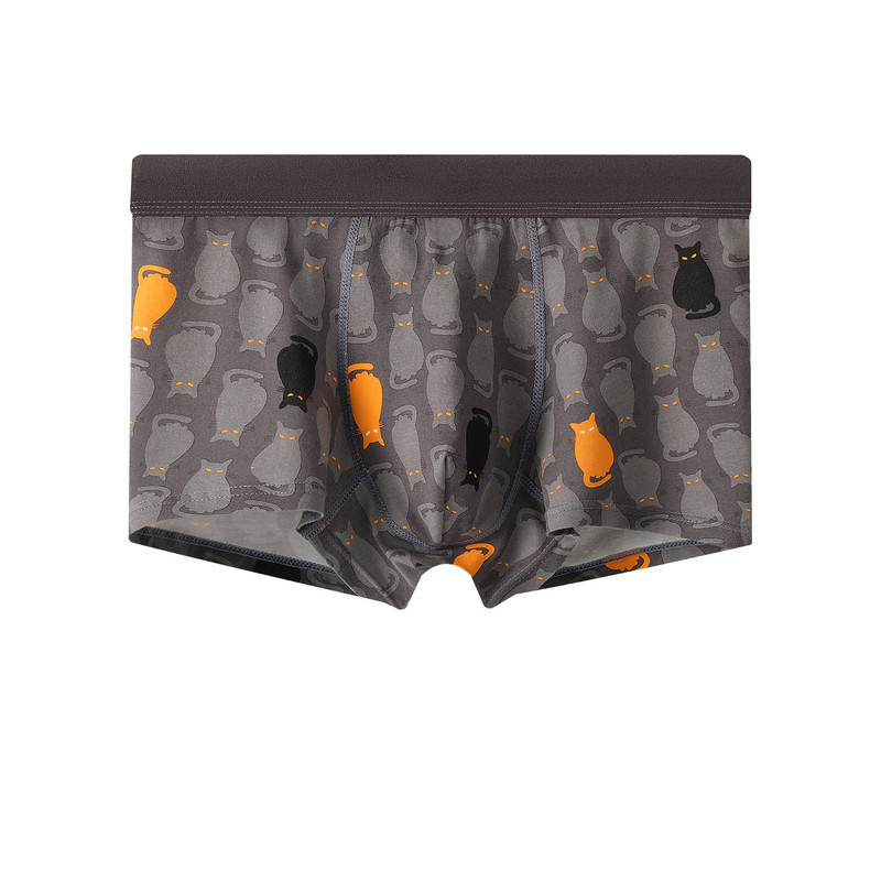 EXILIENS uue kaubamärgiga prindiga bokser meeste aluspesu puuvillane Bermuda Ropa sisustus meeste bokserid Cuecas Masculinas mees Calzoncillos L-3XL