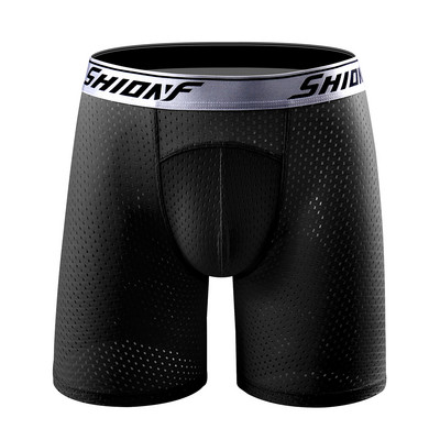 SHIONF Vyriški apatiniai drabužiai nuo dilimo Performance tinklelio vėsinančios boksinės kelnaitės