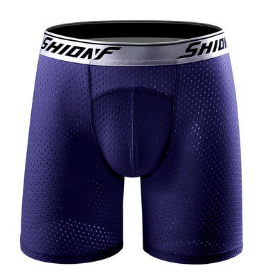 SHIONF Vyriški apatiniai drabužiai nuo dilimo Performance tinklelio vėsinančios boksinės kelnaitės