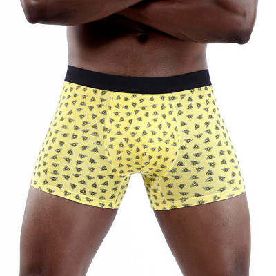Chiloți bărbați Boxershorts din bumbac Chiloți confortabili pentru bărbați Sexy Homme Boxers Shorts Lenjerie de corp pentru bărbați, marca de modă Calson