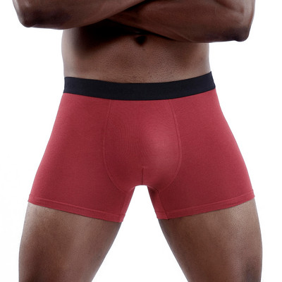 Chiloți bărbați Boxershorts din bumbac Chiloți confortabili pentru bărbați Sexy Homme Boxers Shorts Lenjerie de corp pentru bărbați, marca de modă Calson