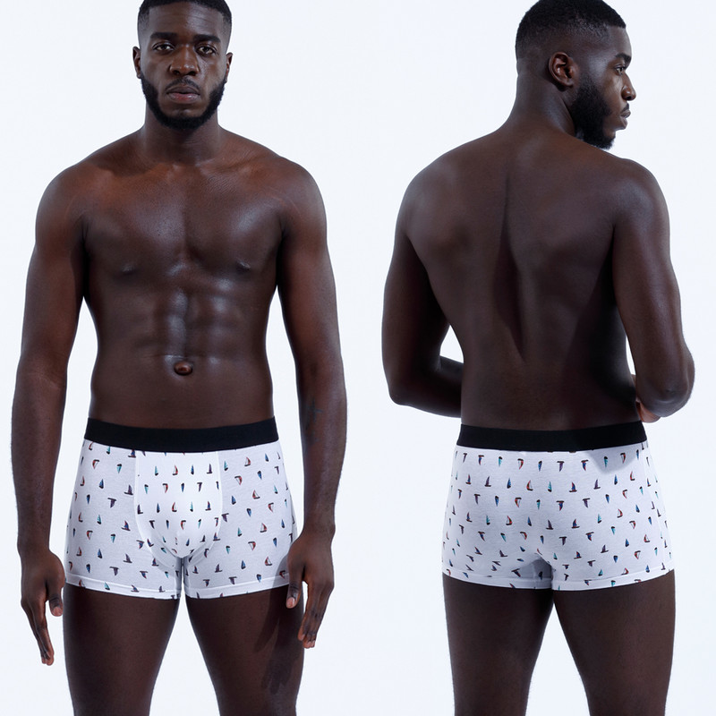 Chiloți bărbați Boxershorts din bumbac Chiloți confortabili pentru bărbați Sexy Homme Boxers Shorts Lenjerie de corp pentru bărbați, marca de modă Calson