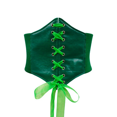 SISHION 2022 Νέα Μόδα Πράσινο Γυναικείο Κορσέ Γυναικείο Κορσέ VB0001 Φαρδύ ελαστικό δέρμα PU Steampunk γοτθικά ρούχα Γυναικείο κορσέ