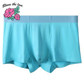 [Bloom the love] Nou No Trace Lenjerie de corp Bărbați Boxer Homme Boxeri pentru bărbați Chiloți subțiri Bărbați Cuecas Masculina Calzoncillos Hombre L-3XL