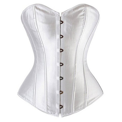 Korsetid Rinnapüksid naistele Üle rinnakorsett Korsett Top Korsett Seksikas viktoriaanlik pruudikostüüm Suures suuruses Corsetto Korsett valge must