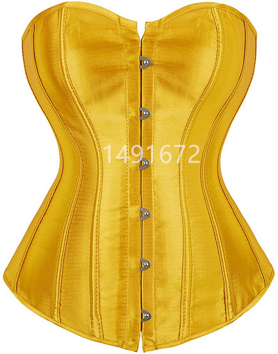 Korsetid Rinnapüksid naistele Üle rinnakorsett Korsett Top Korsett Seksikas viktoriaanlik pruudikostüüm Suures suuruses Corsetto Korsett valge must