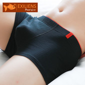Pamučne prozračne čvrste bokserice marke EXILIENS Muško donje rublje Bermuda Ropa Interior Muške bokserice Cuecas Masculinas Muška veličina M-3XL