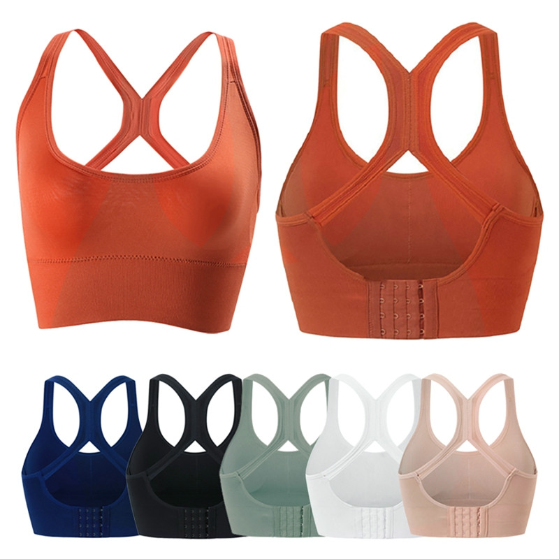 Sutien sport pentru femei Push Up Crop Top Femei Fitness Sală de gimnastică Sutien fără spate Respirație Top Sexy alergare Sutien Yoga Îmbrăcăminte sportivă