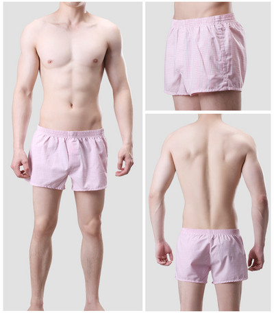 12 Χρώμα βαμβακερό ανδρικό παντελόνι με βέλος καρό χώμα casual μπόξερ εσώρουχα Ανδρικά σορτς για το σπίτι Breathable Sleepwear