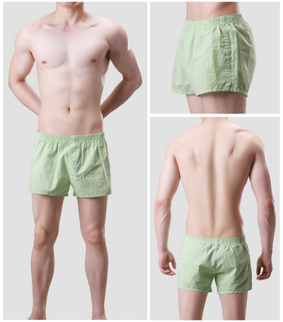 12 Χρώμα βαμβακερό ανδρικό παντελόνι με βέλος καρό χώμα casual μπόξερ εσώρουχα Ανδρικά σορτς για το σπίτι Breathable Sleepwear
