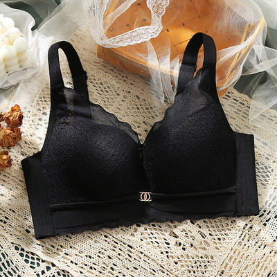 Μαλακό δαντέλα χωρίς ατσάλινο δαχτυλίδι Μικρό στήθος Κοριτσίστικο εσώρουχο Λεπτό κύπελλο Αναπνεύσιμο Άνετο περιστασιακό σωλήνα συγκέντρωσης Κορυφαίο σέξι σουτιέν