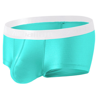 Ανδρικά σλιπ μπόξερ που αναπνέουν σέξι 4 χρώματα Επιλέξτε ανδρικό μπαούλο μόδας Cool εσώρουχα Κοντό σχέδιο U-Pouch