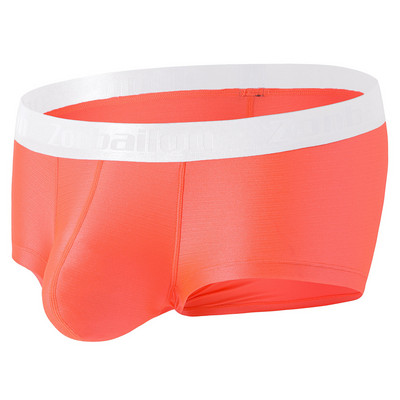 Ανδρικά σλιπ μπόξερ που αναπνέουν σέξι 4 χρώματα Επιλέξτε ανδρικό μπαούλο μόδας Cool εσώρουχα Κοντό σχέδιο U-Pouch