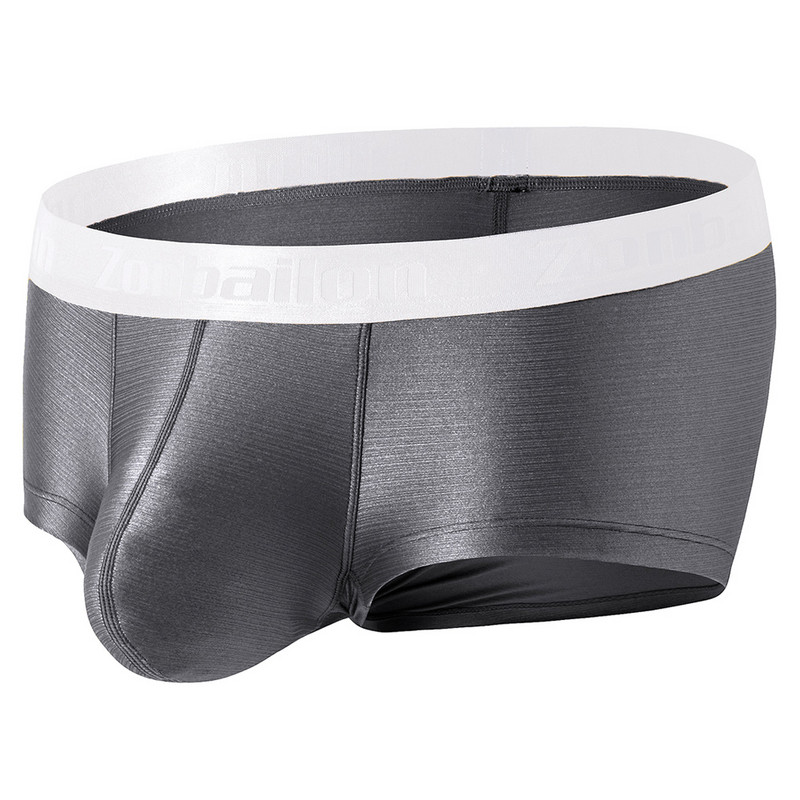 Ανδρικά σλιπ μπόξερ που αναπνέουν σέξι 4 χρώματα Επιλέξτε ανδρικό μπαούλο μόδας Cool εσώρουχα Κοντό σχέδιο U-Pouch