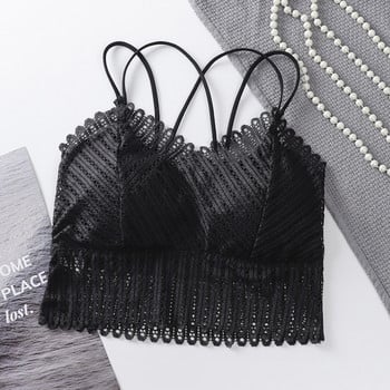 Seamless Bras Women Cross Strap Beauty Back Top Underwear Sexy Pad Push Up Bra Ladies Wireless Breathable Bralette бюстгальтер