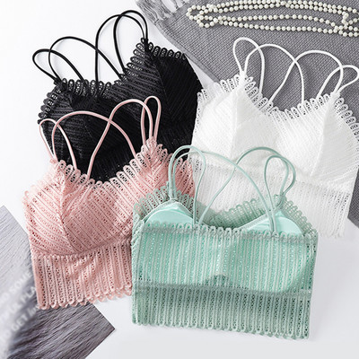 Bešavni grudnjaci Ženski naramenice Beauty Gornje donje rublje Sexy Pad Push Up grudnjak Ženski bežični prozračni grudnjak bûstgalter