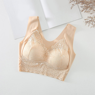 Γυναικεία Plus Size Lace Active σουτιέν Κατάλληλα για μικρά στήθη Δαντέλα σουτιέν Εσώρουχα Bralette που αναπνέουν Push Up Deep V Brassiere 2022