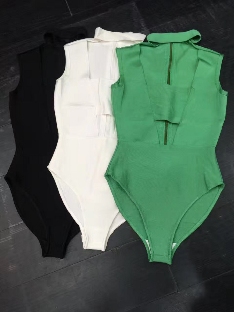 2017 Hot Sale Must Have Runway Fashion Choker Σχέδιο Στράπλες Χονδρική Γυναικεία Μπαντάζ Κορμάκι Μπανιέρα Μπανιέρα