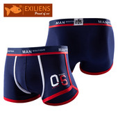 EXILIENS New No.06 Boxer din bumbac Lenjerie intimă pentru bărbați Cueca Masculina Ropa Interior Hombre Boxeri pentru bărbați Bărbați Calzoncillos Homme Dimensiune M-3XL