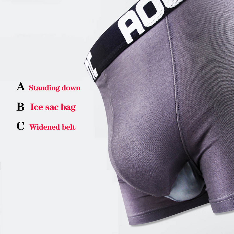 Sexy Health Seoul convex separation Boxer Men`s Modal soft scrotum Care Capsule Function Ανδρικά εσώρουχα boxershort