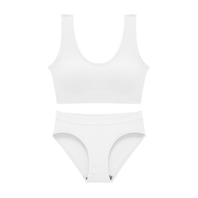 Set de chiloți sutien fără sudură pentru femei Set de lenjerie intima sexy Bralette fără sârmă Lenjerie din bumbac Sutien Push Up pentru femei 2022