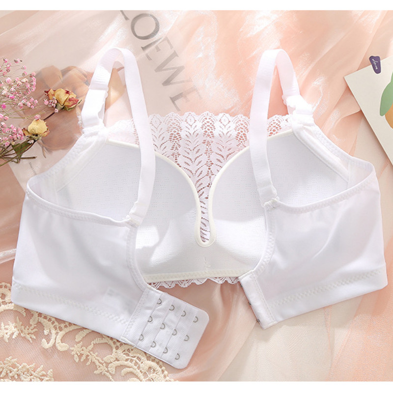 Pehme ja terasest rõngastamata rinnahoidja Seksikas hingav tüdrukute aluspesu õhuke pits, väike lihtne toruga ülaosa mähitud rinnakorv