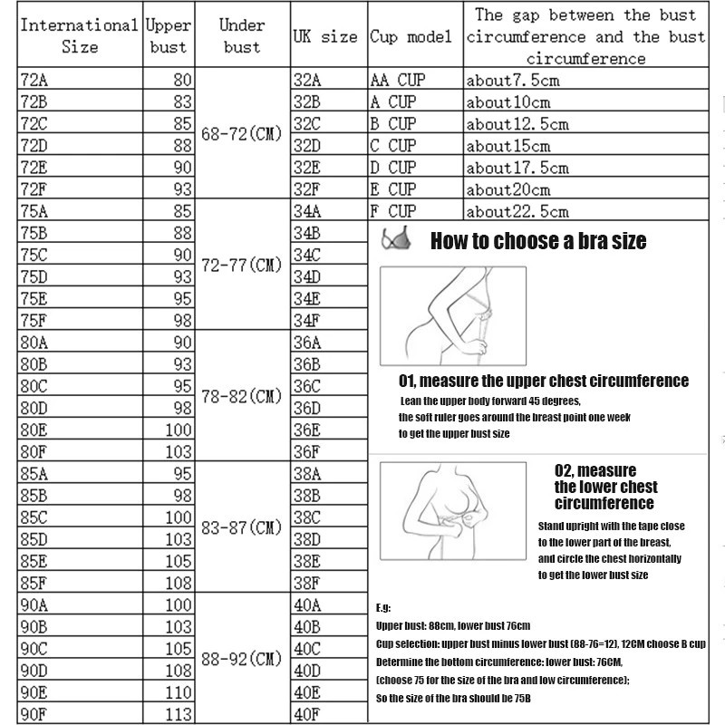 Lenjerie de corp pentru fete din dantelă brodată Sutiene fără inel de oțel Confortabil, nu gol, cupa închisă laterală, piept mic, adunat, set de sutien mare