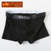 EXILIENS Brand Hot Bumbac SSSOLLL Boxer Lenjerie de corp pentru bărbați Ropa Interior Hombre Boxeri pentru bărbați Cuecas Masculinas Bărbați Calzoncillos M-3XL