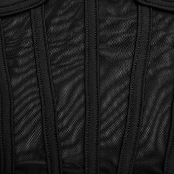 Slergiri черен мрежест пачуърк секси боди дамски 2020 v-образно деколте спагети презрамка с висока талия без гръб Клубни тънки тесни бодита