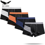 4 buc/lot Lenjerie de corp pentru bărbați Boxeri Calzoncillos Hombre Boxershorts Homme Chiloți pentru bărbați Chiloți din bumbac pentru bărbați Amuzant personalizat