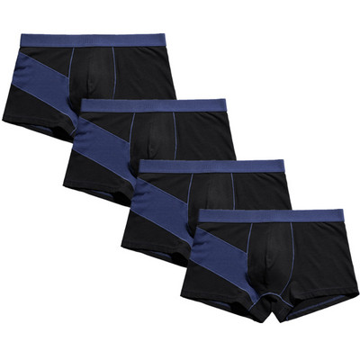 4 buc/lot Lenjerie de corp pentru bărbați Boxeri Calzoncillos Hombre Boxershorts Homme Chiloți pentru bărbați Chiloți din bumbac pentru bărbați Amuzant personalizat