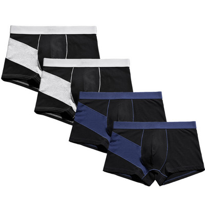4 buc/lot Lenjerie de corp pentru bărbați Boxeri Calzoncillos Hombre Boxershorts Homme Chiloți pentru bărbați Chiloți din bumbac pentru bărbați Amuzant personalizat