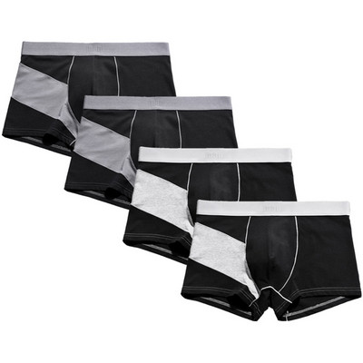 4 buc/lot Lenjerie de corp pentru bărbați Boxeri Calzoncillos Hombre Boxershorts Homme Chiloți pentru bărbați Chiloți din bumbac pentru bărbați Amuzant personalizat