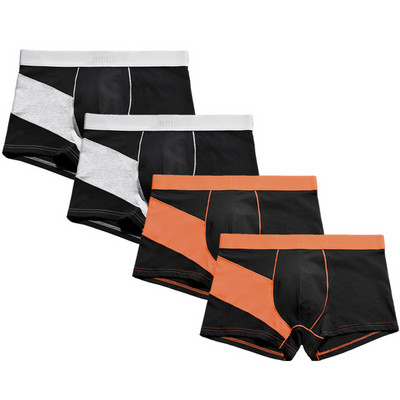 4 buc/lot Lenjerie de corp pentru bărbați Boxeri Calzoncillos Hombre Boxershorts Homme Chiloți pentru bărbați Chiloți din bumbac pentru bărbați Amuzant personalizat