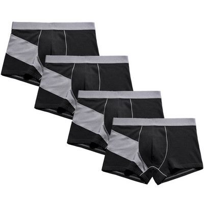 4 buc/lot Lenjerie de corp pentru bărbați Boxeri Calzoncillos Hombre Boxershorts Homme Chiloți pentru bărbați Chiloți din bumbac pentru bărbați Amuzant personalizat