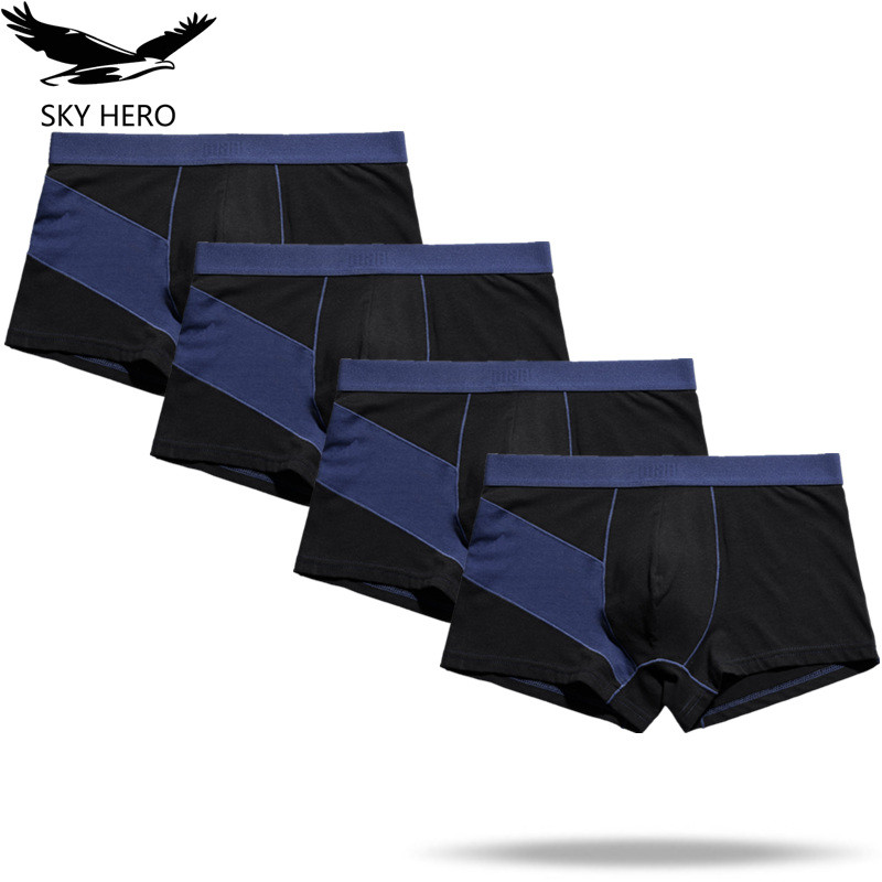 4 buc/lot Lenjerie de corp pentru bărbați Boxeri Calzoncillos Hombre Boxershorts Homme Chiloți pentru bărbați Chiloți din bumbac pentru bărbați Amuzant personalizat