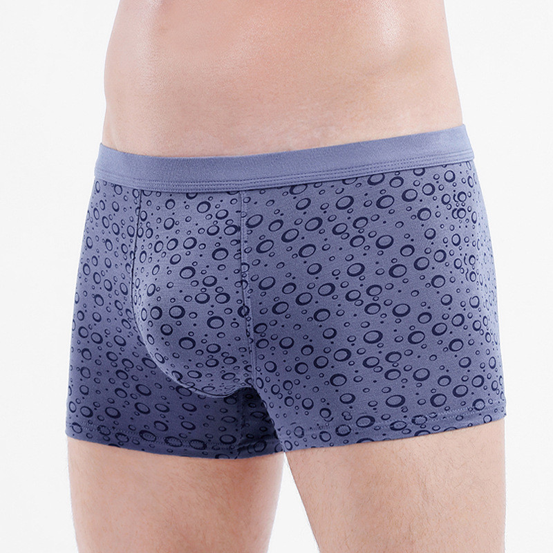 [Bloom the love] Marca picături de apă Lenjerie bărbați Boxer Homme Boxeri pentru bărbați Chiloți Bărbați Cuecas Masculina Mărime confortabilă L-3XL