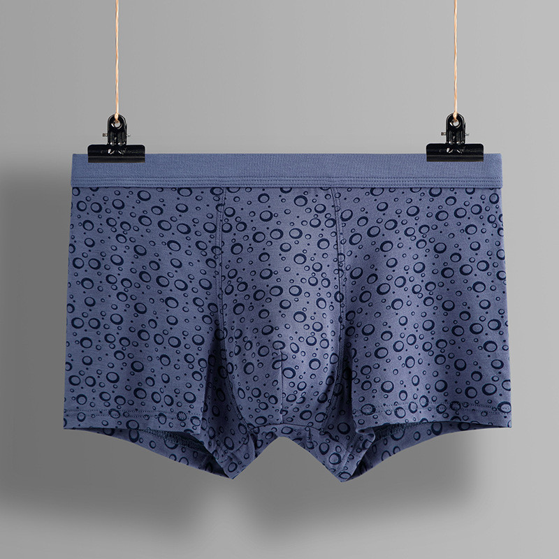 [Bloom the love] Marca picături de apă Lenjerie bărbați Boxer Homme Boxeri pentru bărbați Chiloți Bărbați Cuecas Masculina Mărime confortabilă L-3XL